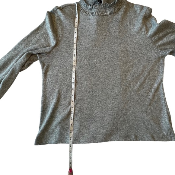 Talbots sweater. Grey/Silver with Velvet Bow Tie 
Size XL - Picture 10 of 14
